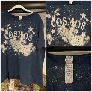 Magnolia Pearl COSMOS Cotton Jersey Tee in Faded Boro Boyfriend Cut